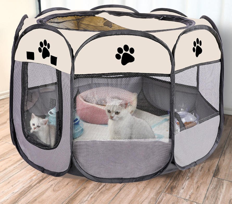 The Ultimate Haven for Your Furbabies: Discover the SITABI Foldable Pet Playpen & Maternity Suite
