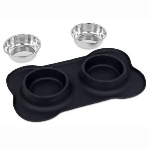 Silicone Double Bowl Mat