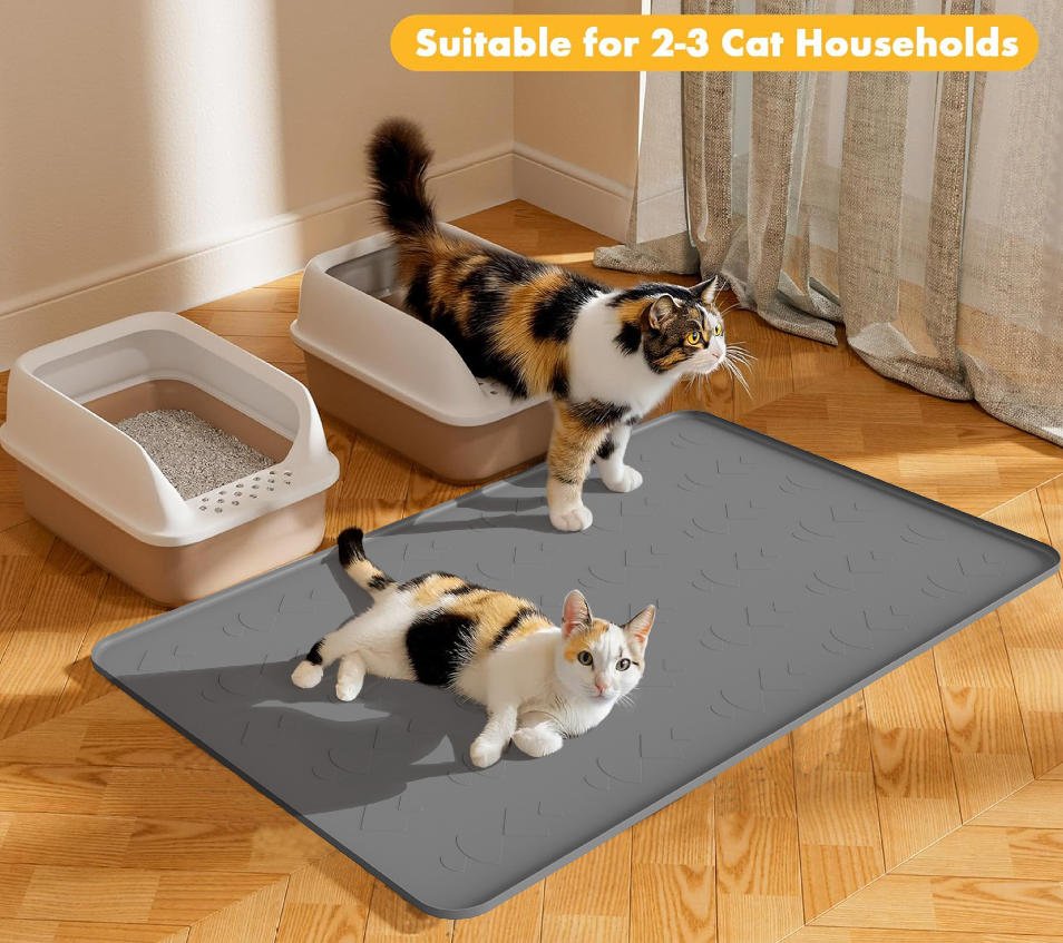  The Ultimate 54×34 Inch Silicone Pet Mat: How SITABI Solves the Messy Cat Litter, Spilled Food, and Wet Floors Once and for All