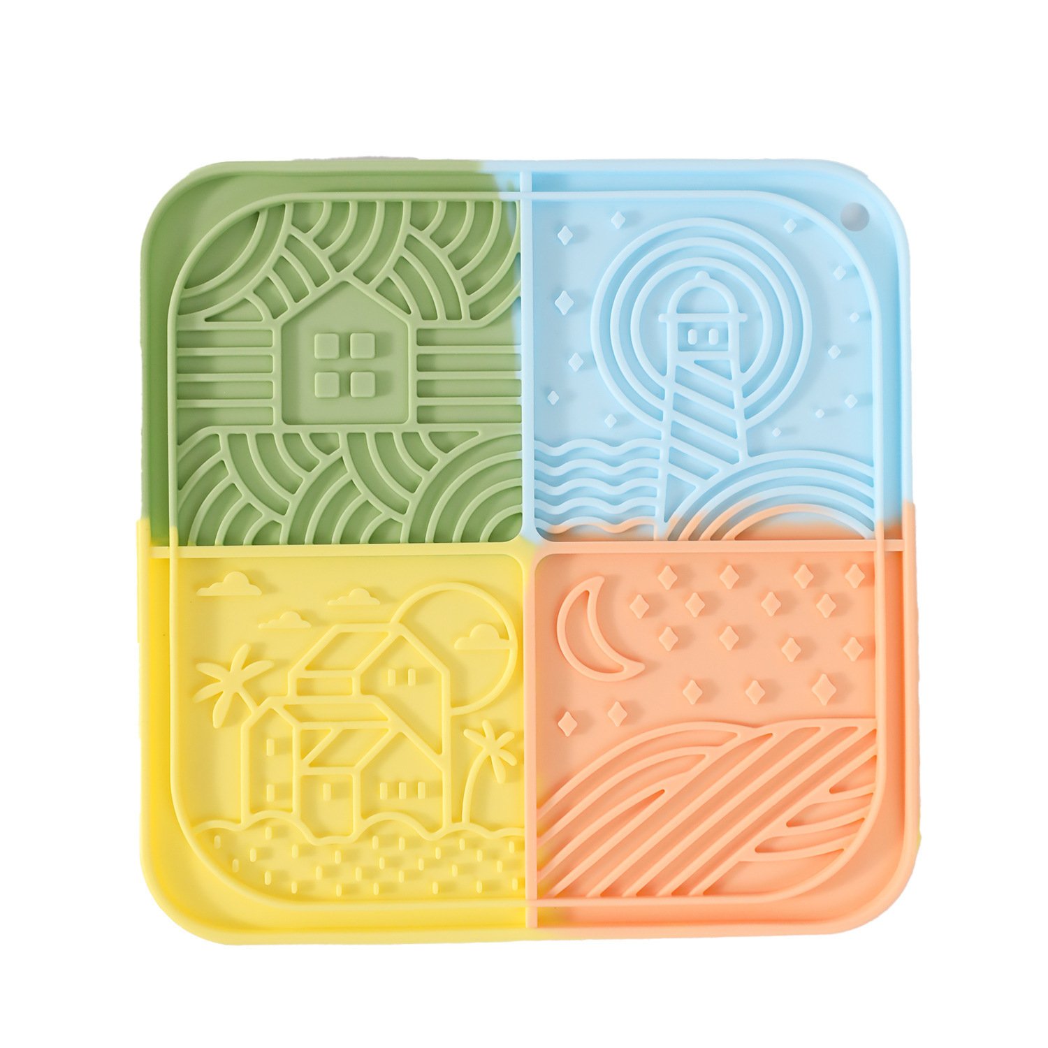 Transform Your Dog’s Mealtime Chaos into Calm: The BUYUER Big Eye Cat Silicone Slow Feeder Mat – Anti-Choke, Anti-Anxiety, Anti-Mess