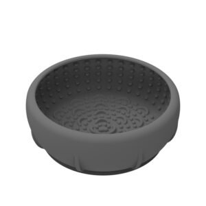 SITABI Slow Feeder Dog Bowl with Suction Cups – Food-Grade Silicone Anti-Choking Pet Bowl, Interactive Lick Mat for Anxiety Relief, Bloat Prevention, Weight Management, Non-Slip & Tip-Proof for Small Medium Large Dogs (Blue/Gray/Green – S/M/L)